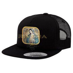 Virgin Mary Hat Adjustable Virgen de Guadalupe Faith Hat,Unisex Religion Hat